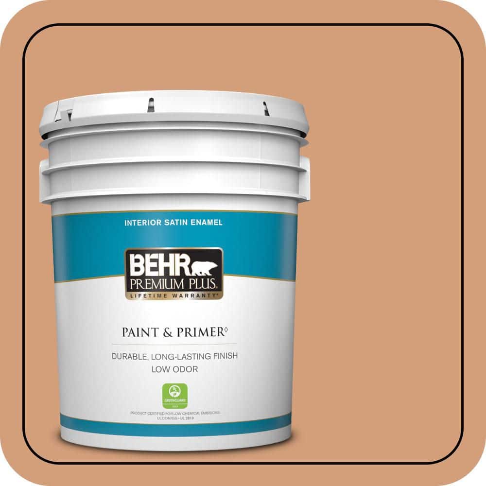 5 gal. #T12-4 Darlin Clementine Satin Enamel Low Odor Interior Paint & Primer price history on PriceWatchPro