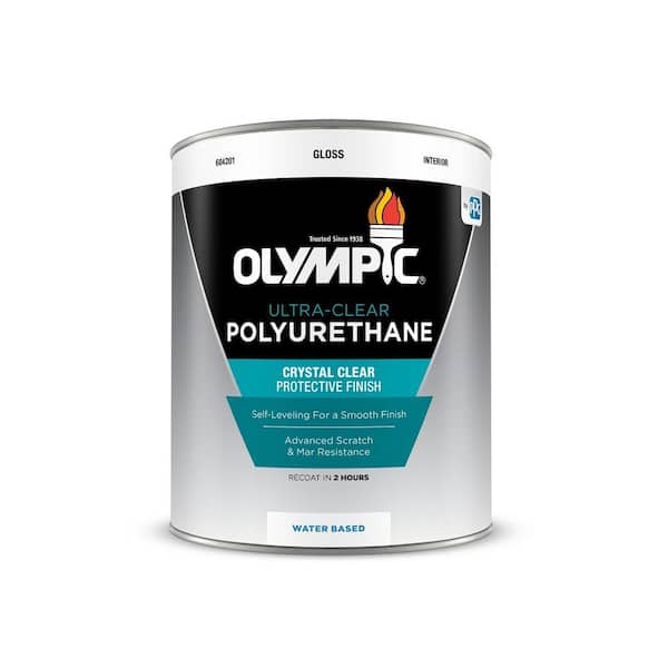 Olympic 1 qt. Ultra-Clear Gloss Water-Based Interior Polyurethane
