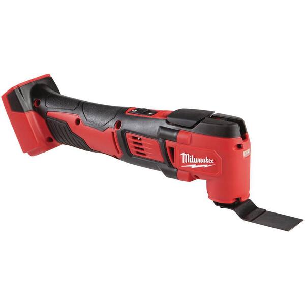 Milwaukee M18 18V Lithium Ion Cordless Oscillating Multi Tool with Nitrus Carbide Oscillating Tool Blades 2 Pack 2626 20 49 25 1561W The Home Depot