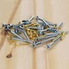 Viti Per Legno Testa Piana Phillips Ottone Massiccio #8 X 1/2 Pollice - Confezione 25 Pezzi