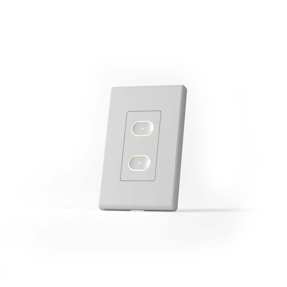 LIFX White Matte 2-Button In-Wall Smart Light Switch