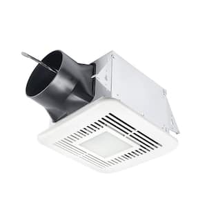 Elite Series 110 CFM Ceiling Bathroom Exhaust Fan with Dimmable LED Light and Adjustable High Speed, ENERGY STAR