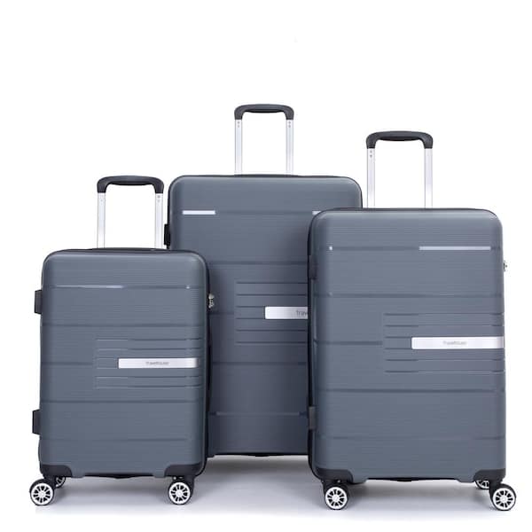 Aoibox New Hardshell Luggage Set in Purple 3-Piece
