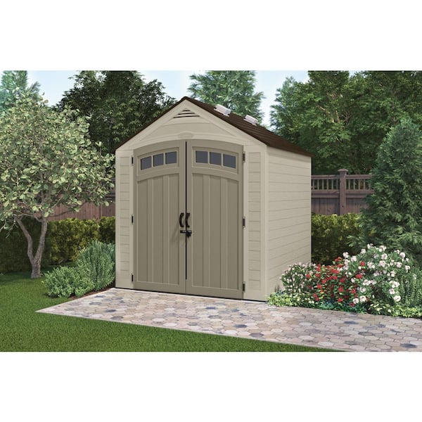 Suncast Vista 7 ft. x 7 ft. Resin Storage Shed