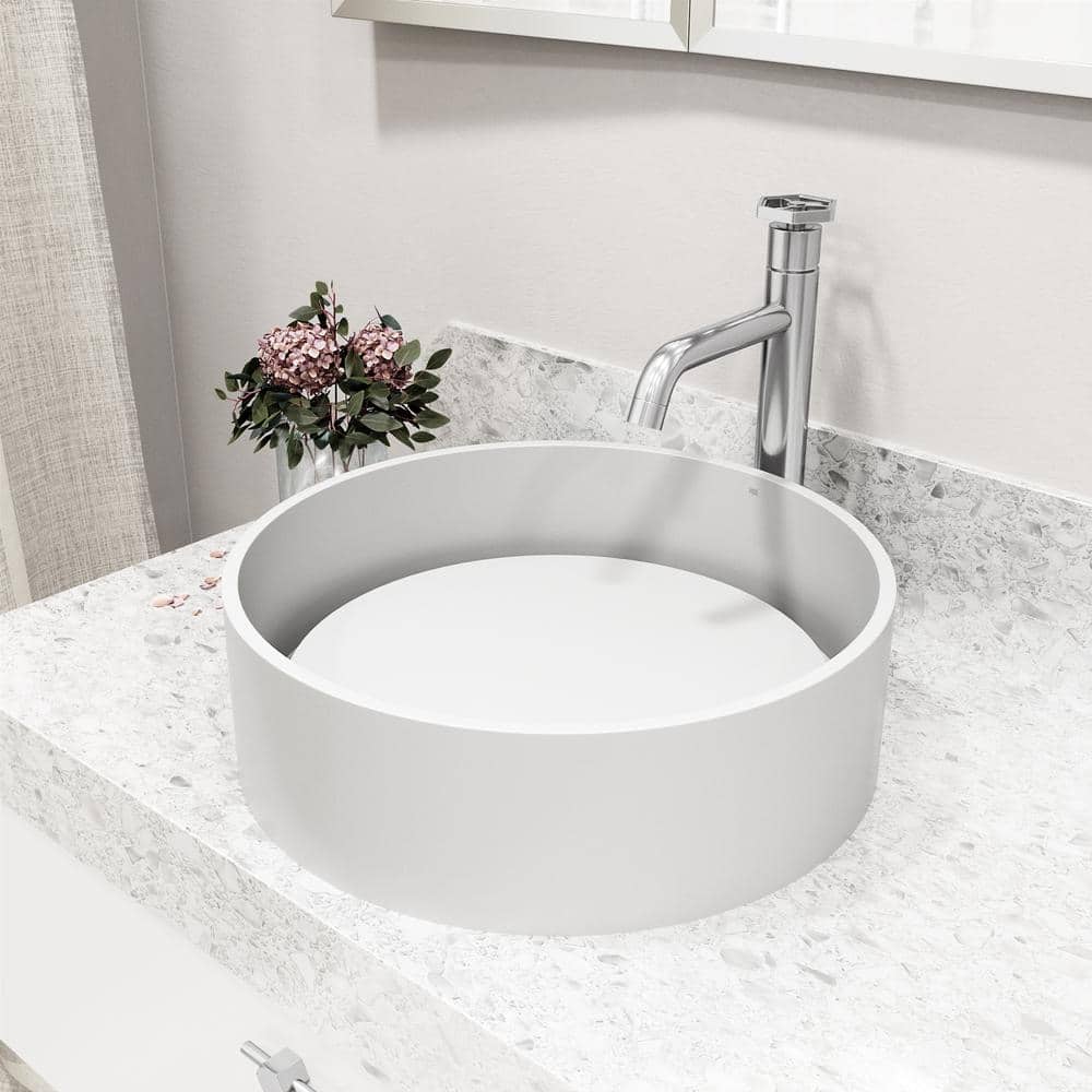 Ruxton Modern Chrome Single-Handle Vessel Bathroom Faucet