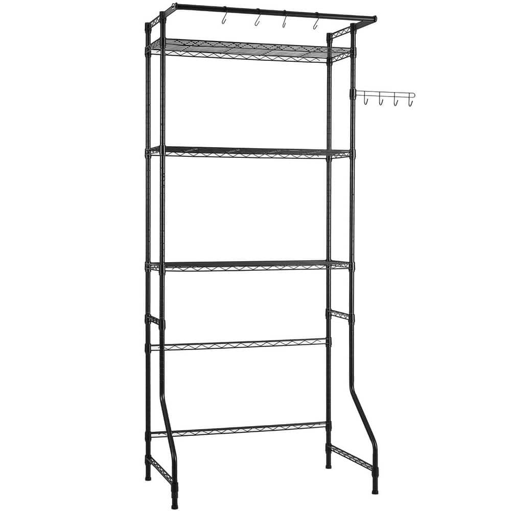 Over Washer and Dryer Storage Shelf 34.7 in. W x 4.7 in. H x 13 in. D Carbon Steel Rectangular Shelf in Black price history on PriceWatchPro