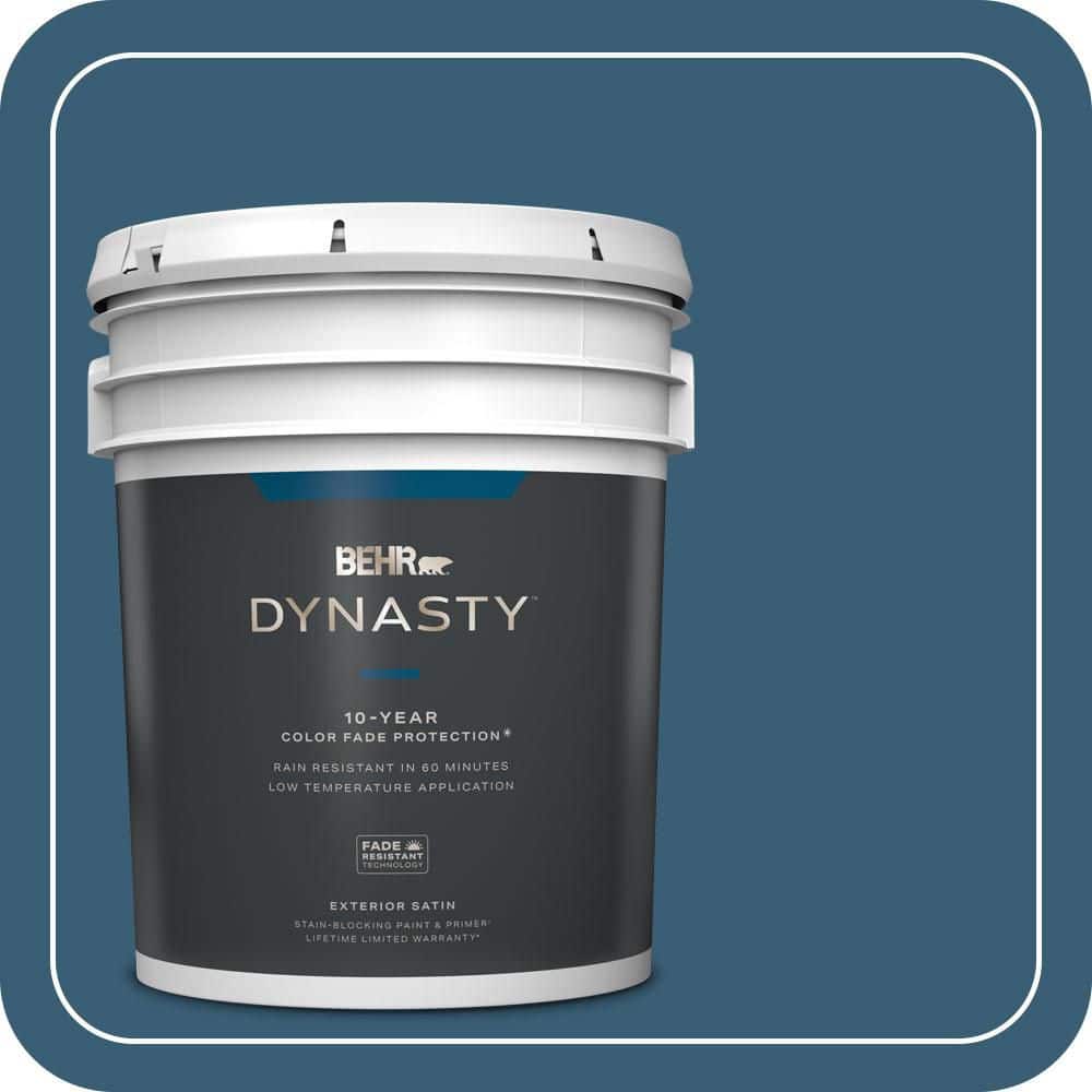 5 gal. #S490-7 Superior Blue Satin Enamel Exterior Stain-Blocking Paint & Primer price history on PriceWatchPro