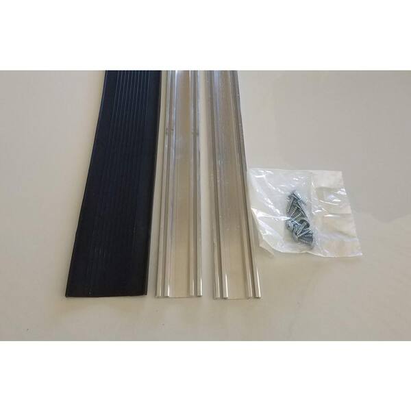Action Industries Garage Door Bottom Seal Kit With 1 3 8 In Aluminum Retainer And Epdm Rubber Seal For Single Car Garage A1364 09 A The Home Depot