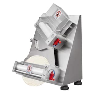 3-12 in. Automatic Dough Roller Sheeter Stainless Steel 370W Electric 260 Per Hour Pizza Dough Roller