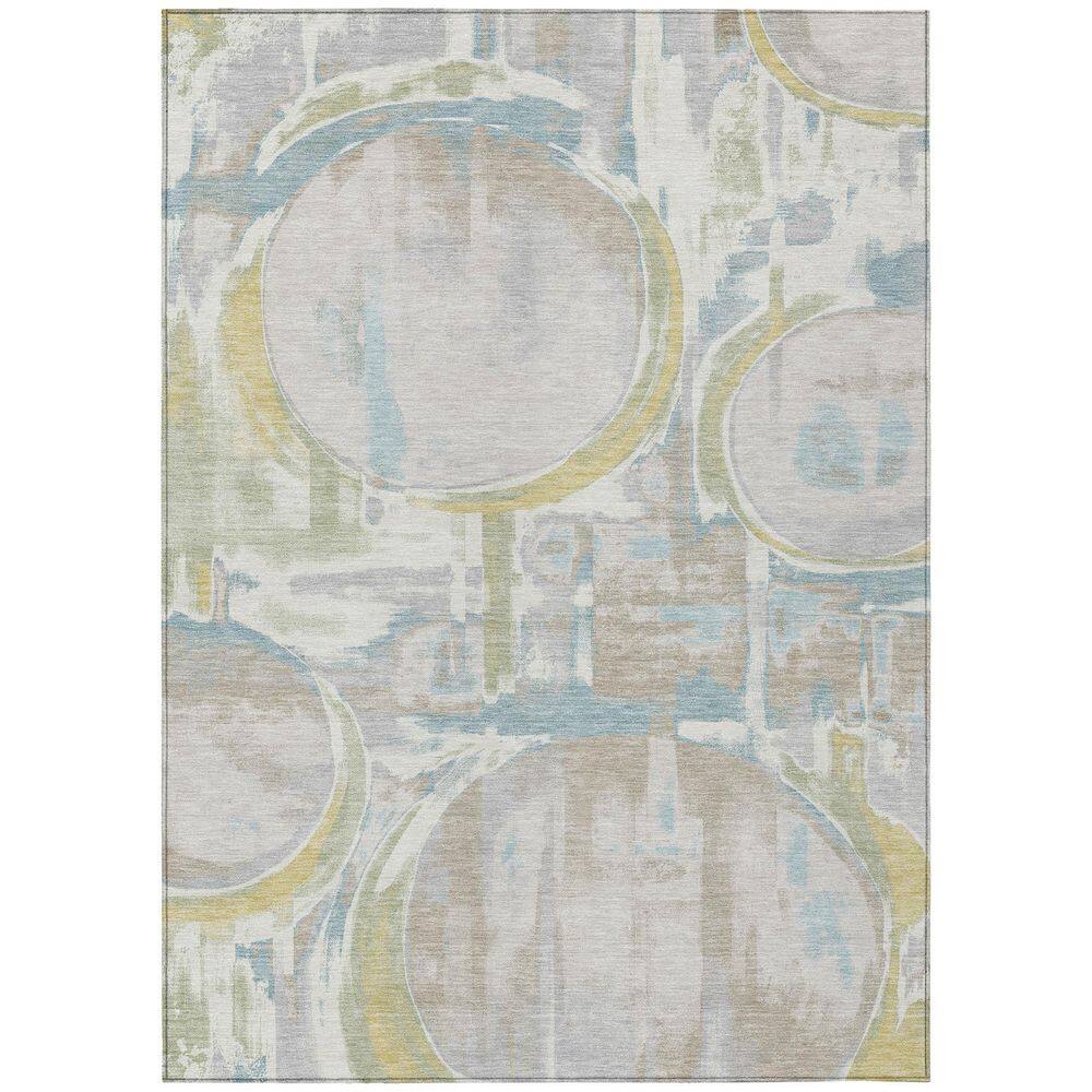 Chantille Machine Washable Indoor/Outdoor Abstract ACN2615 Ivory 3 ft. x 5 ft. Area Rug price history on PriceWatchPro