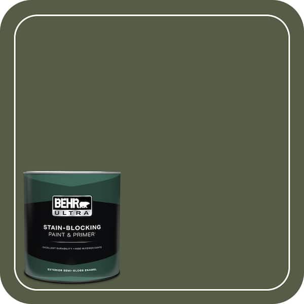 BEHR ULTRA 1 qt. #420F-7 Forest Ridge Semi-Gloss Enamel Exterior Paint & Primer