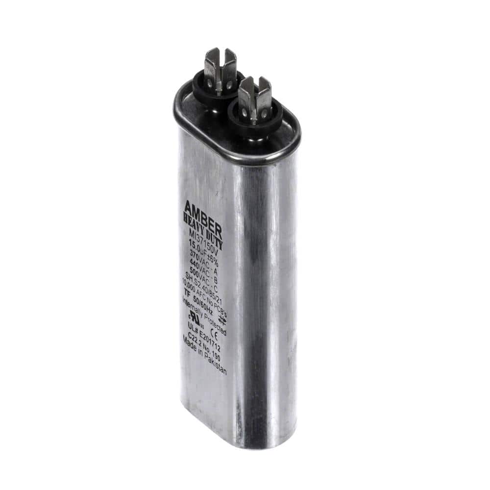 Run Capacitor, 15Uf, 370Vac, 50/60Hz, Oval-Shaped price history on PriceWatchPro
