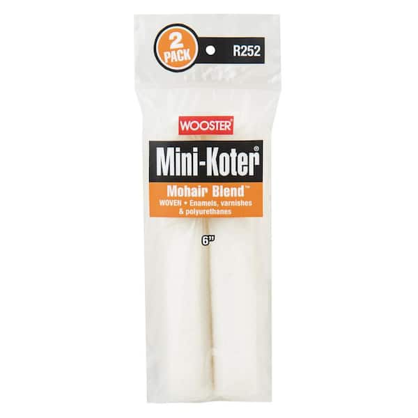 Wooster 6 in. Mini-Koter Mohair Blend Roller (2-Pack)
