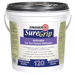 Zinsser 69384 1 Quart Clear SureGrip Strippable Wall Covering Adhesive 3 Pack