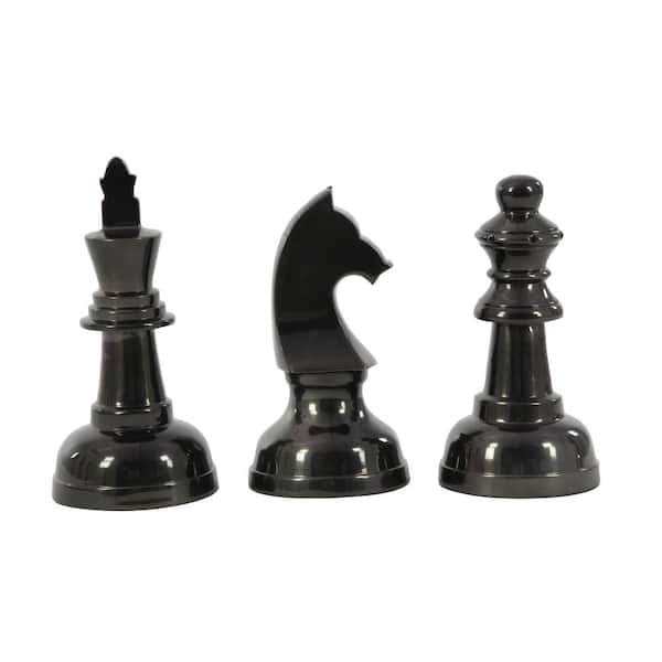 Buy Chess Pieces Chessboard Wallpaper Black and White Antique Online in  India 