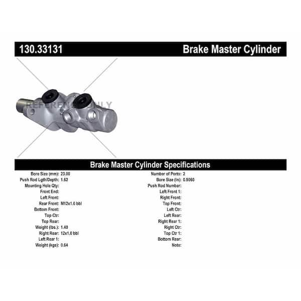 Centric Parts Brake Master Cylinder