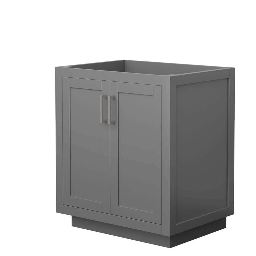 Miranda 29.25 in. W x 21.75 in. D x 33 in. H Single Bath Vanity Cabinet without Top in Dark Gray price history on PriceWatchPro
