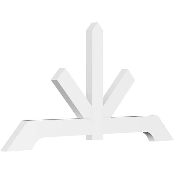 Ekena Millwork Vanguard 60 in. W x 30 in. H x 2 in. D Signature Polyurethane Bracket
