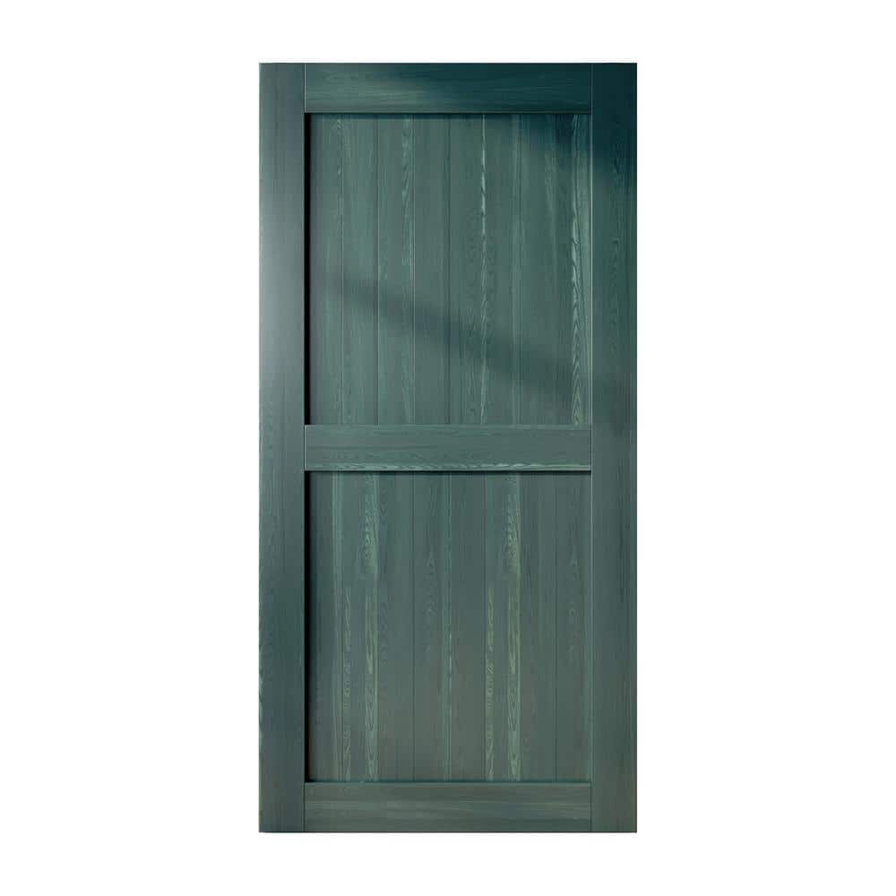 42 in. x 84 in. H-Frame Royal Pine Solid Natural Pine Wood Panel Interior Sliding Barn Door Slab with-Frame price history on PriceWatchPro