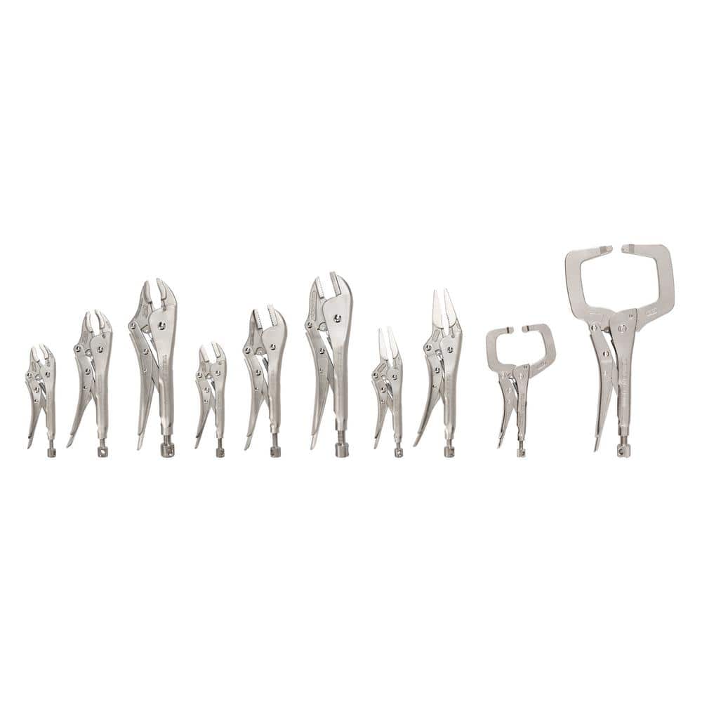 10-Piece C-Clamp and Locking Pliers Set price history on PriceWatchPro