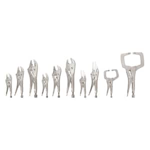 10-Piece C-Clamp and Locking Pliers Set