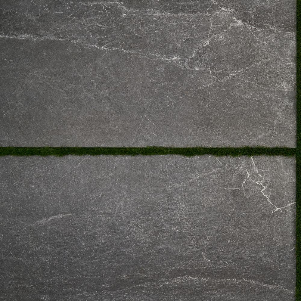 LithoTech 23.62 in. x 47.24 in. x 0.78 in. Graphite Gray Matte Porcelain Floor Paver Tile (7.74 sq. ft./Each) price history on PriceWatchPro