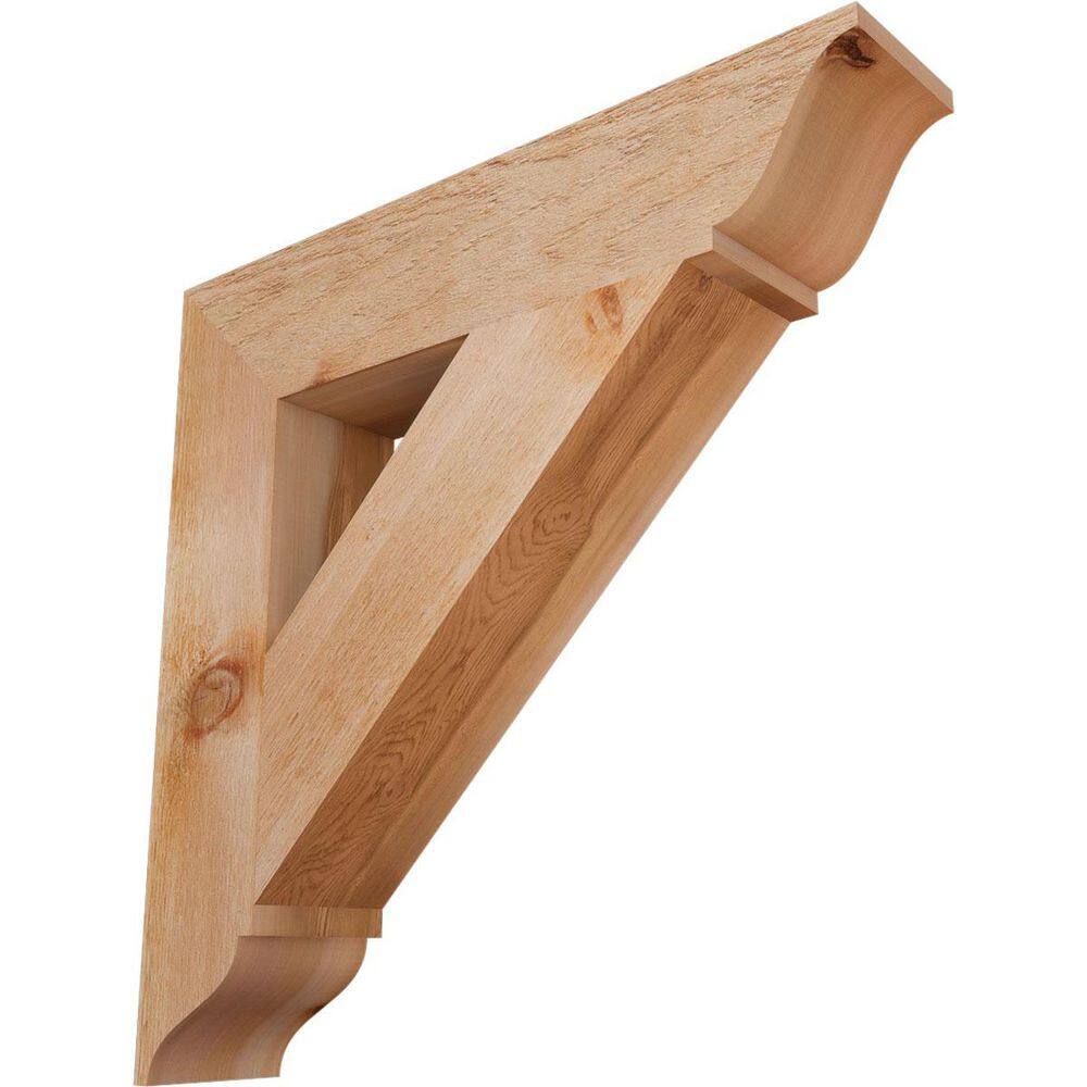 6 in. x 30 in. x 30 in. Western Red Cedar Traditional Rough Sawn Bracket price history on PriceWatchPro