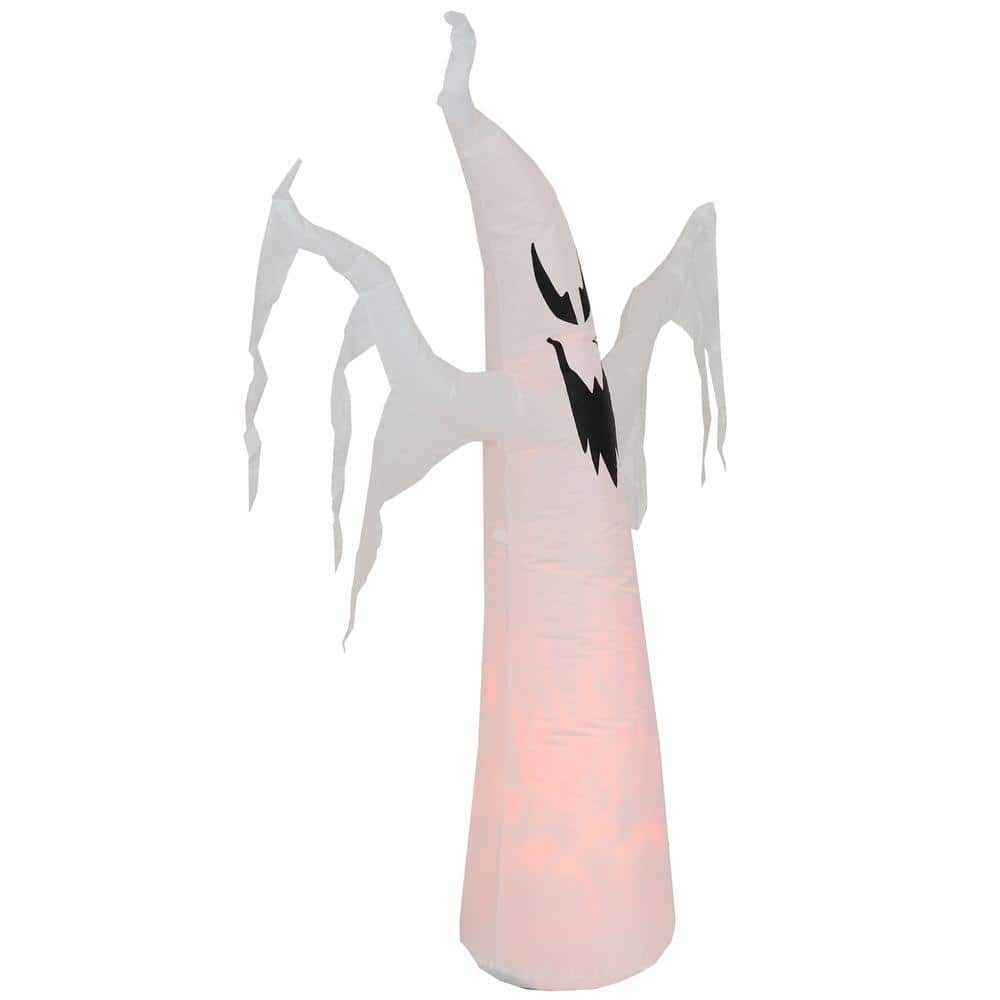 Sunnydaze Decor Sunnydaze 58 in. Spooky Red Glowing Ghost Inflatable ...
