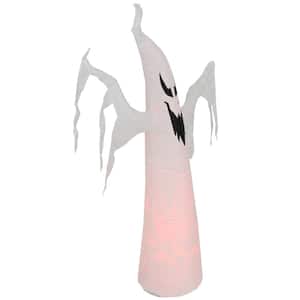 Sunnydaze 58 in. Spooky Red Glowing Ghost Inflatable Halloween Decoration