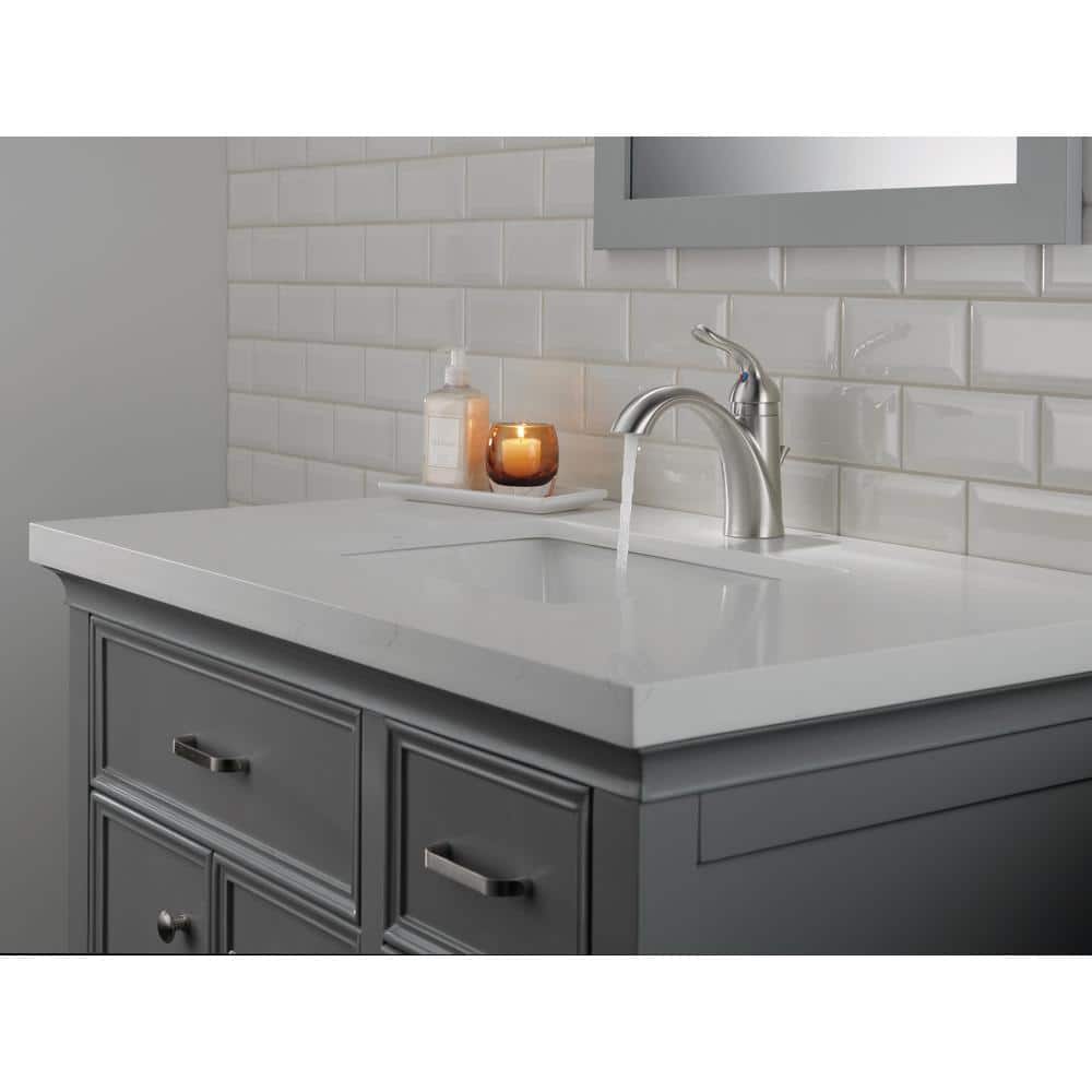 Modern Stainless Steel Single Hole Bathroom Faucet with ADA Compliance