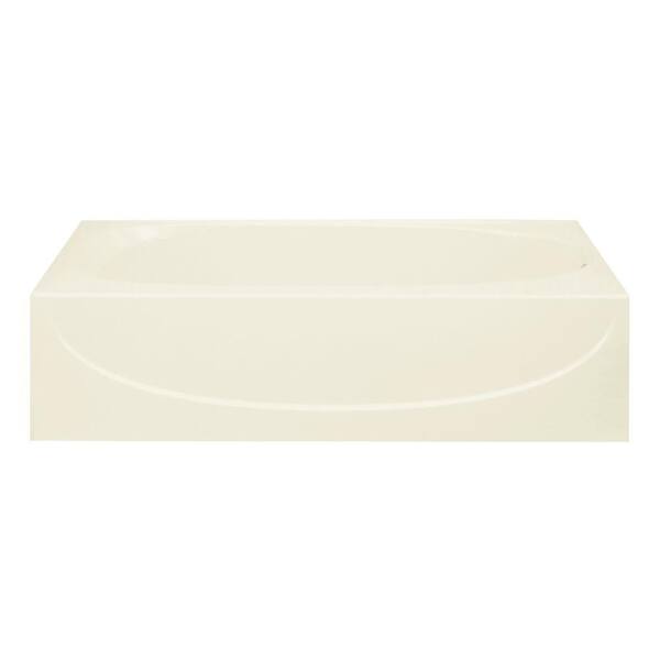STERLING Acclaim 5 ft. Right Drain Soaking Tub in Biscuit