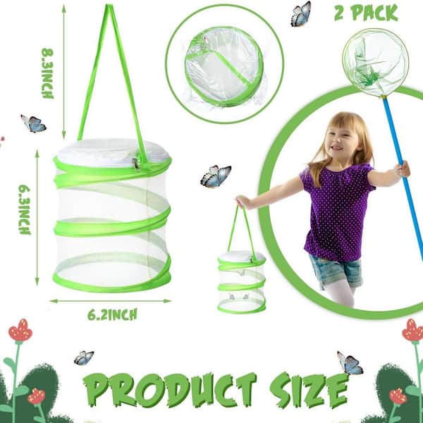 RESTCLOUD Insect And Butterfly Habitat Cage Terrarium Pop-up 23.6 Inches Tall - View #9