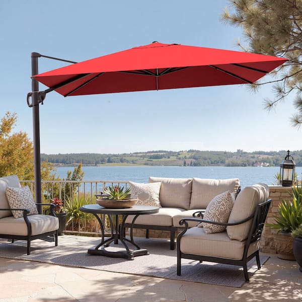 casual cushion corp tilting patio umbrella 8'x10' Auto Tilt Teak Tilting Octagon Umbrella Adjustable Shade Throughout The Day Our 8 ft Treasure Garden Umbrellas | Premium
