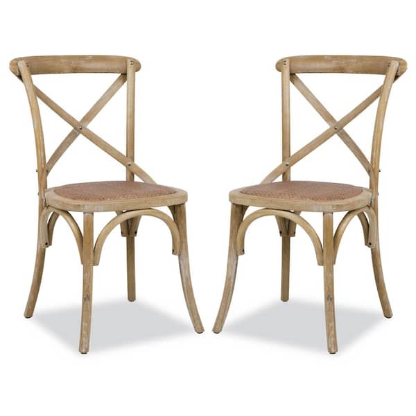 Poly And Bark Cafton Weathered Oak, Weathered Oak Dining Chairs