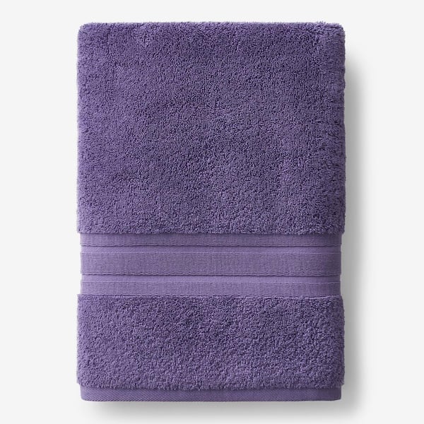 The Company Store Company Cotton Purple Solid Turkish Cotton Bath Sheet