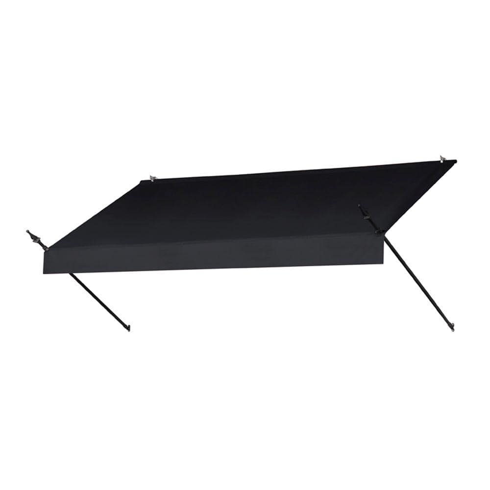 Awnings in a Box 8 ft. Designer Manually Retractable Awning (36.5 in. Projection) in Ebony -  3020771