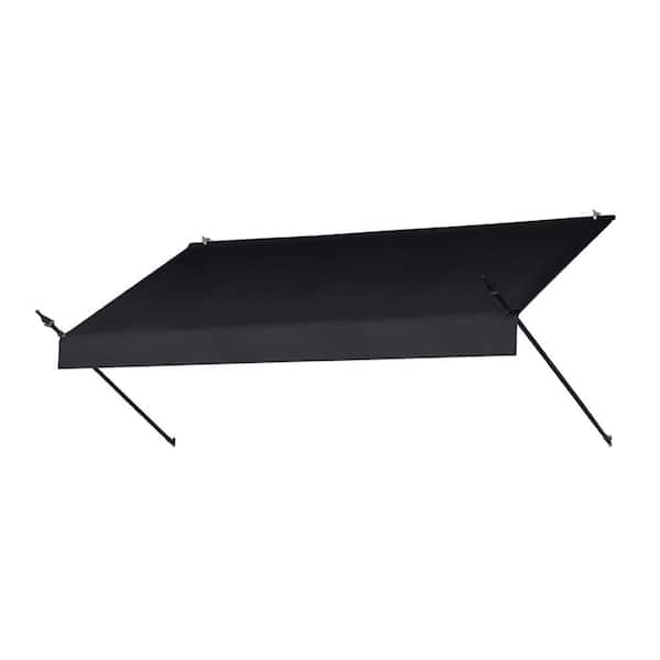 Awnings in a Box 8 ft. Designer Manually Retractable Awning (36.5 in. Projection) in Ebony