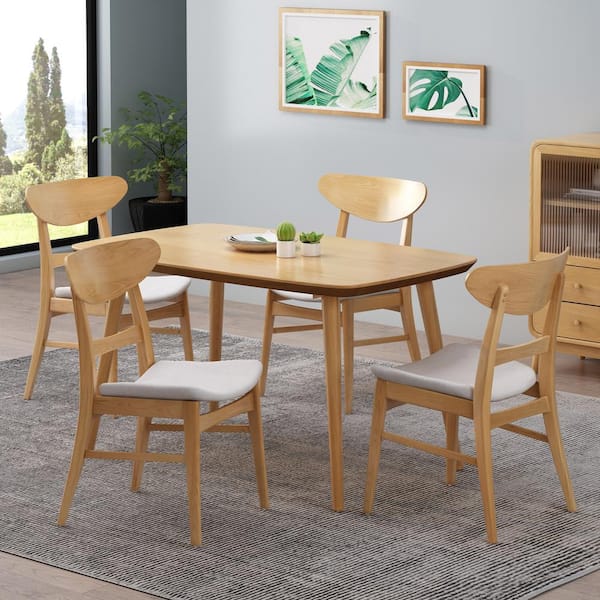 Light oak dining best sale chairs set of 4