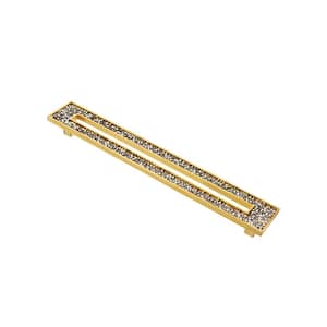 Carraway 7-9/16 in. (192 mm) Center-to-Center Polished Gold Cabinet Bar Pull
