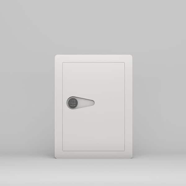 0.86 cu. ft Digital Wall Hidden Safe Flat, Home or Business Heavy Duty Wall Mount Safe, White