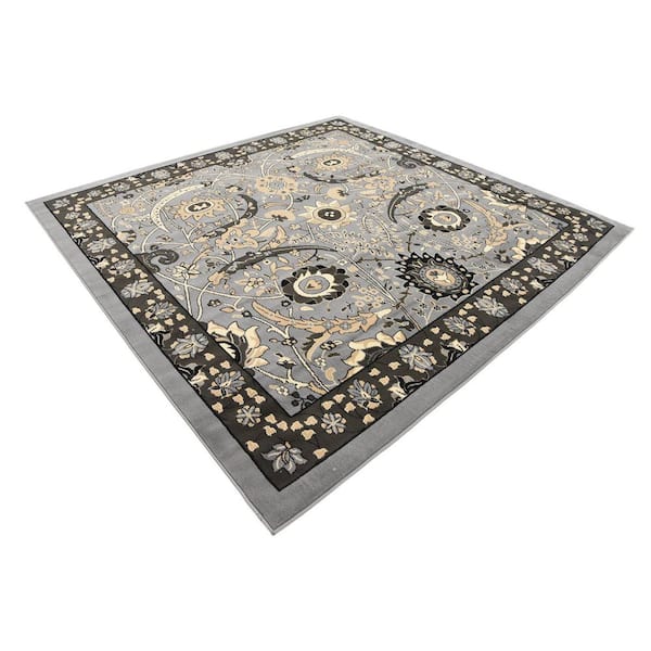 Espahan Cape Cod Light Gray 8' 0 x 8' 0 Square Rug
