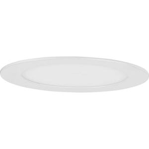 Everlume Collection 6 in. Satin White Low Profile Canless Recessed Downlight