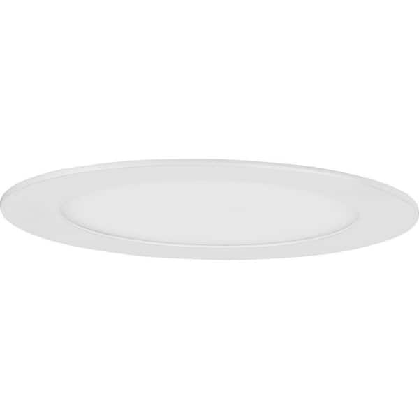 Progress Lighting Everlume Collection 6 in. Satin White Low Profile Canless Recessed Downlight