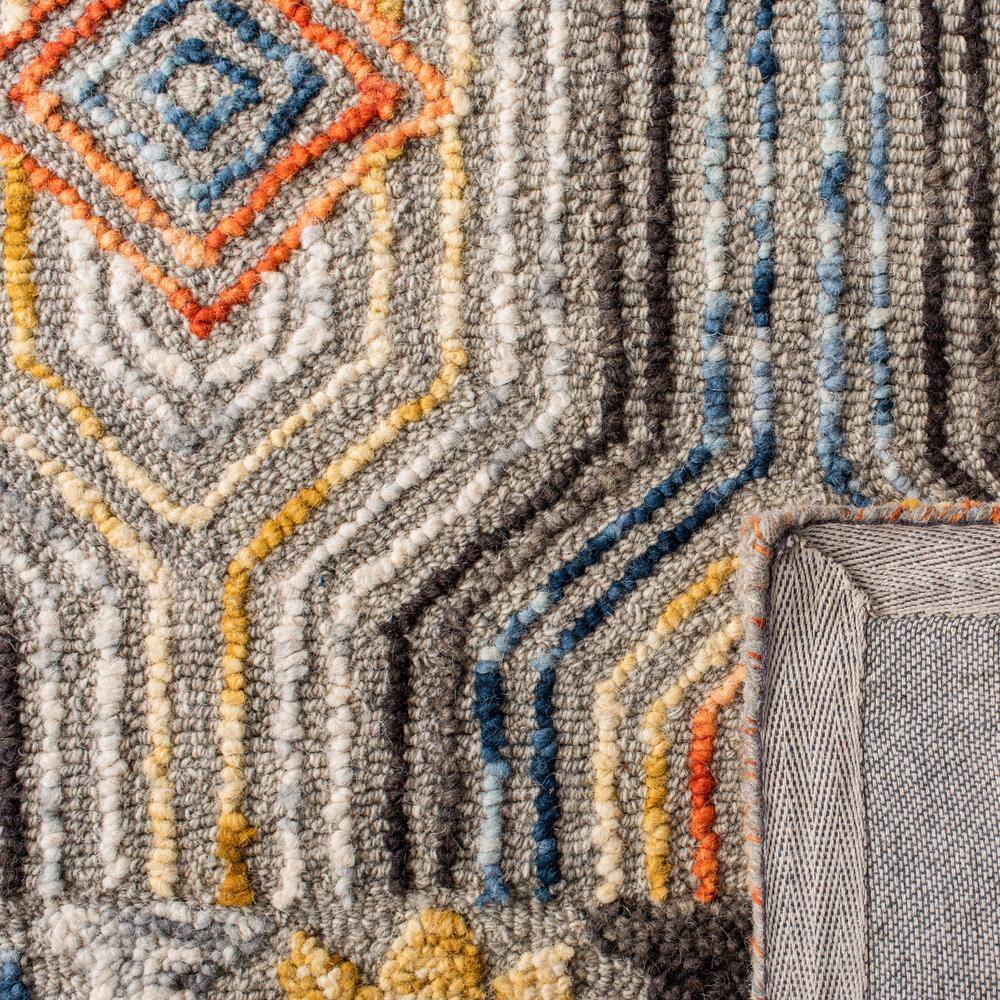 Handmade Blue Wool 8' x 10' Tufted Area Rug