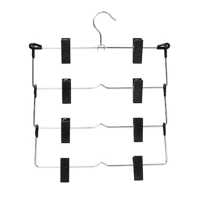 Honey-Can-Do Black Plastic Cascading Collapsible Hangers (20-Pack)  HNG-09215 - The Home Depot