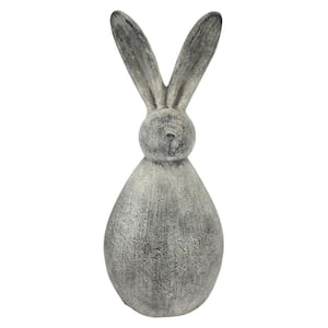 25.5 in. H Big Burly Bunny Rabbit Oliver The Bunny Garden Statue