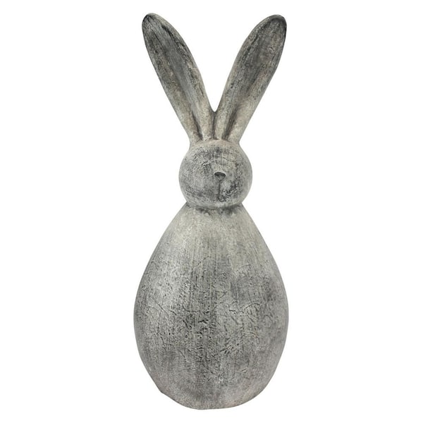 Design Toscano 25.5 in. H Big Burly Bunny Rabbit Oliver The Bunny Garden Statue