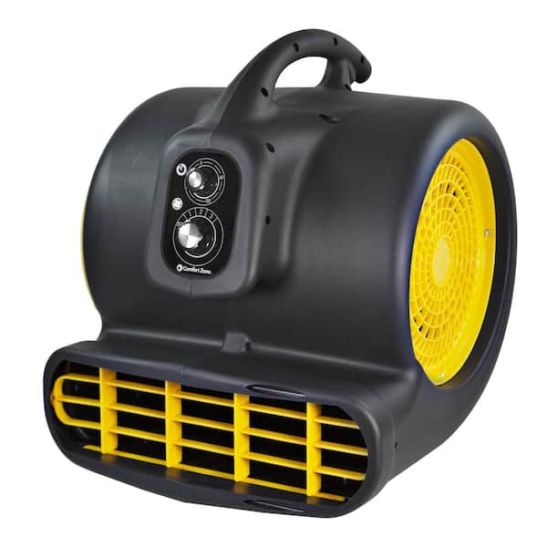 VEVOR Floor Blower, 1/4 HP, 1000 CFM Air Mover for Drying and Cooling,  Portable Carpet Dryer Fan with 4 Blowing Angles and Time Function, for