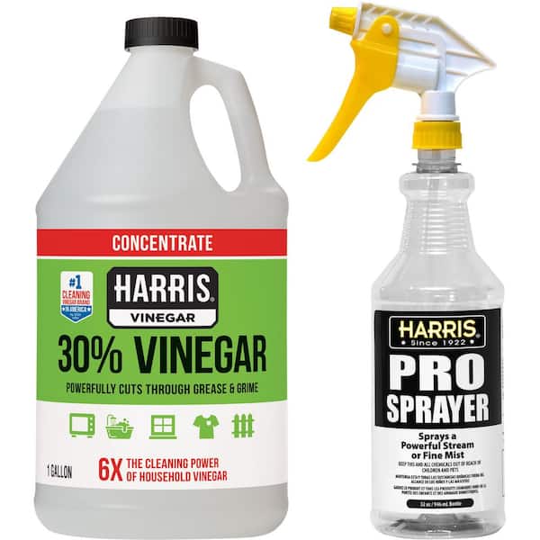 128 oz. 30% Cleaning Cleaning Vinegar Concentrate and 32 oz. Professional Spray Bottle