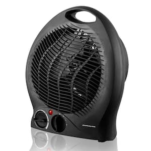 Electric Heater Fan 10.5 in. with Thermostat Control